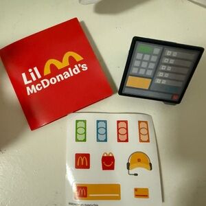 McDonald's Lil Cash Register Toy with Stickers